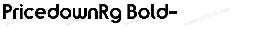 PricedownRg Bold字体转换